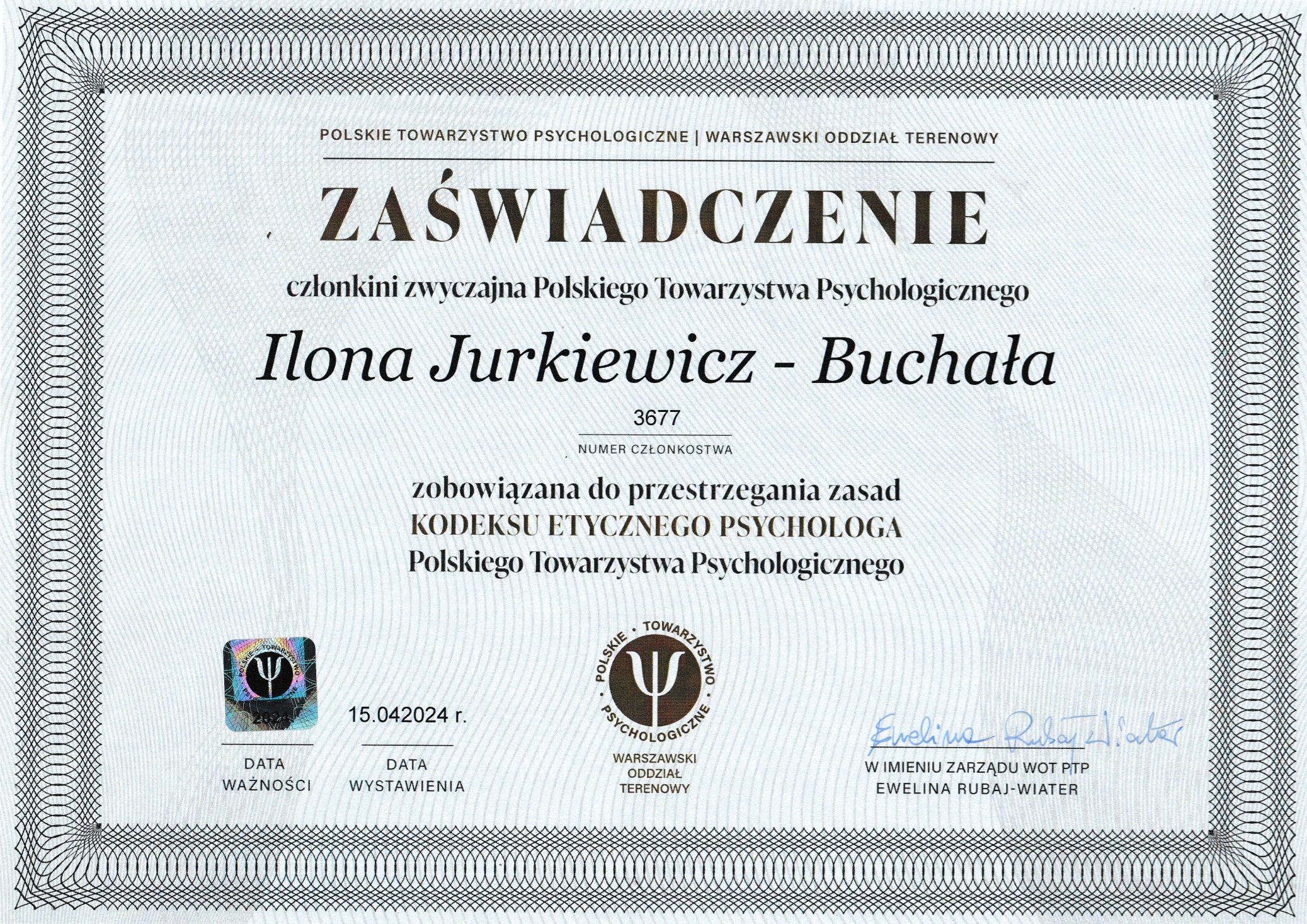 Zaświadczenie